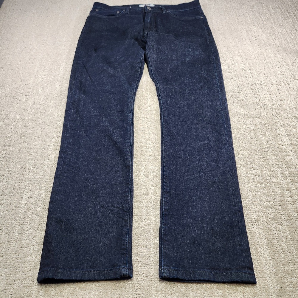 Joseph Abboud Jeans Men 32x32 Super Dark Indigo Wash Slim Fit Stretch Denim Blue